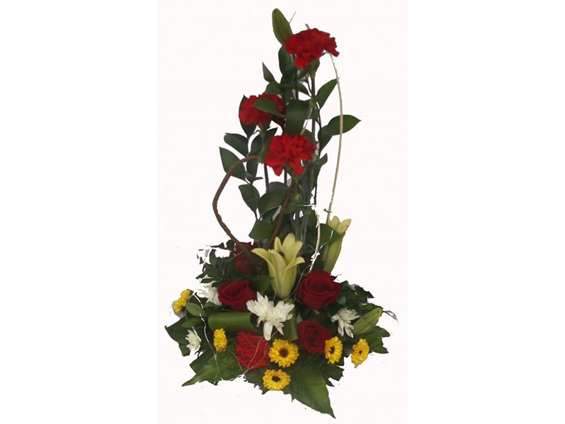 Bouquet de fleurs tropicales personnalisé Martinique